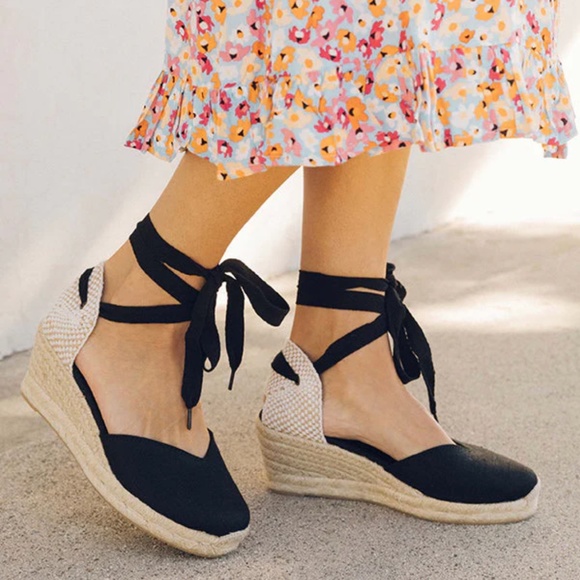 Wedge Heel Espadrilles - Picture 1 of 1